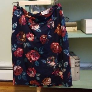 Merona Floral Pencil Skirt